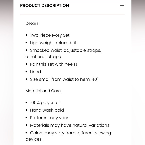 Pink Lily Heart Of Paradise Two Piece Set 🍃 - Picture 6 of 8